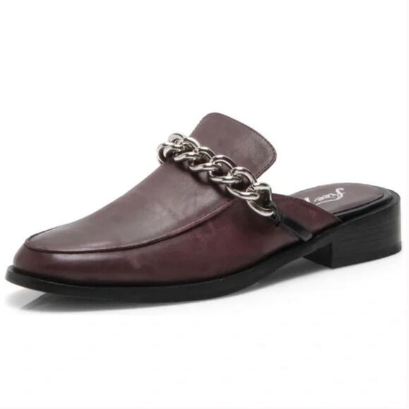 FREE PEOPLE
Vida Mule In Fig Leather Size 38.5 - Picture 1 of 9